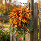Autumn Morning Glory Hanging Artificial Vine for Garden Decor