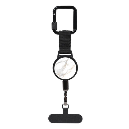 Retractable Steel Tether with Locking Carabiner – Secure Your Phone, Keys & Essentials Anywhere