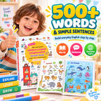📚 Kids' Interactive English Sound Book | Ages 1–6 | 500+ Words | 18 Learning Topics 🌟