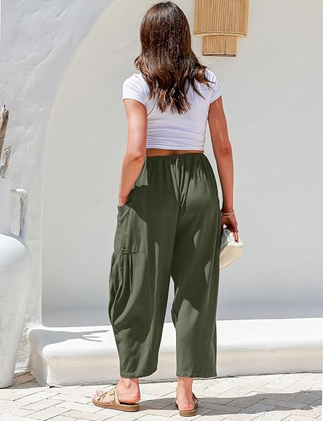 ☀️Summer Hot Sale 49% OFF -Women's Linen Wide Leg Pants with Pockets