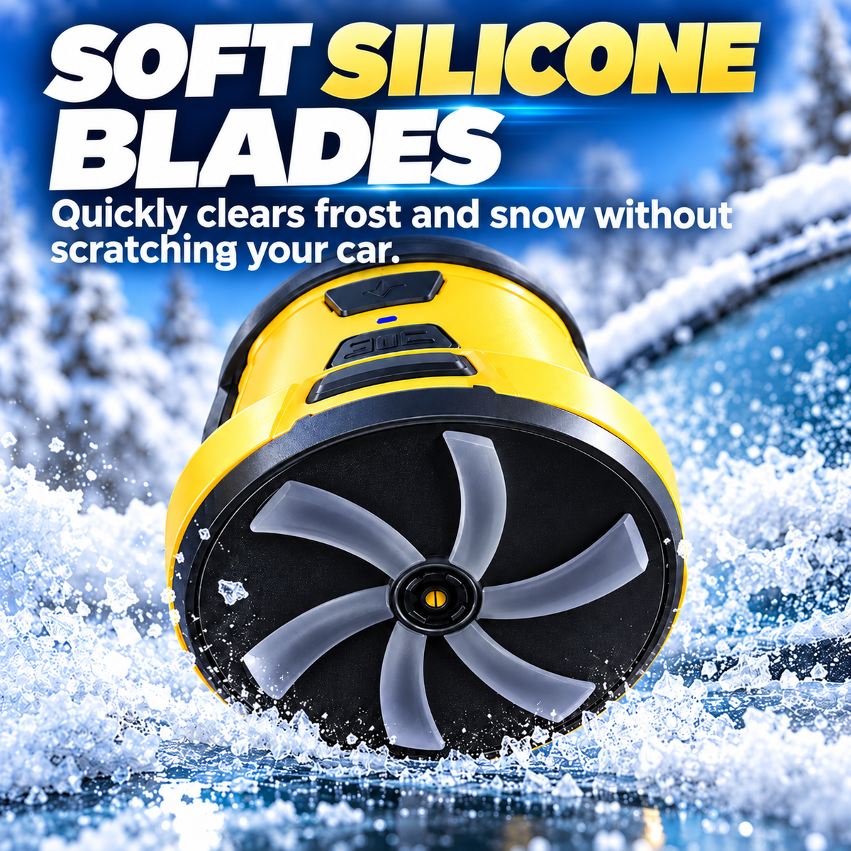 🚗 Cordless Electric Car Snow Remover – Clear Winter Snow with Ease! ❄️