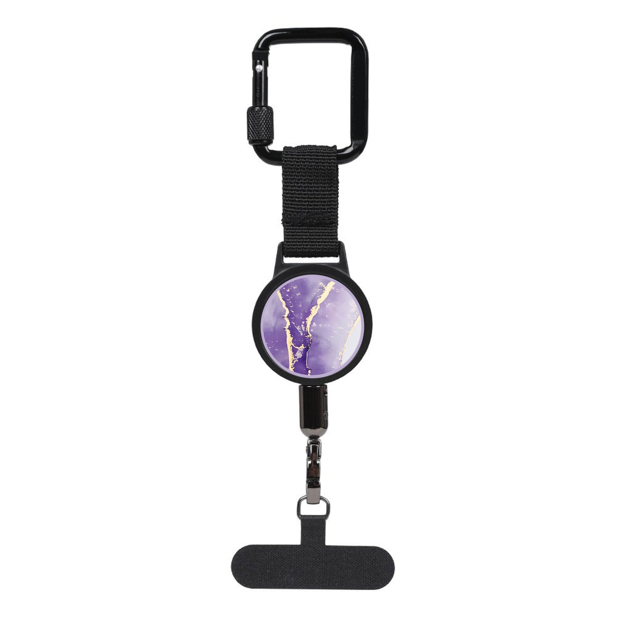 Retractable Steel Tether with Locking Carabiner – Secure Your Phone, Keys & Essentials Anywhere