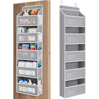 Large capacity hanging storage bag behind the door
