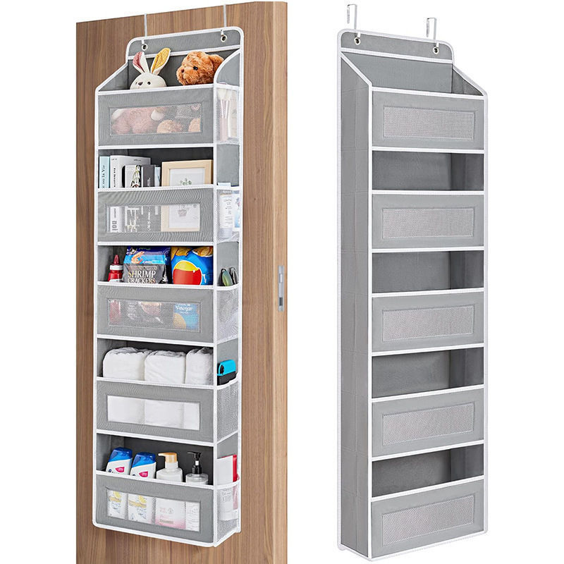 Large capacity hanging storage bag behind the door