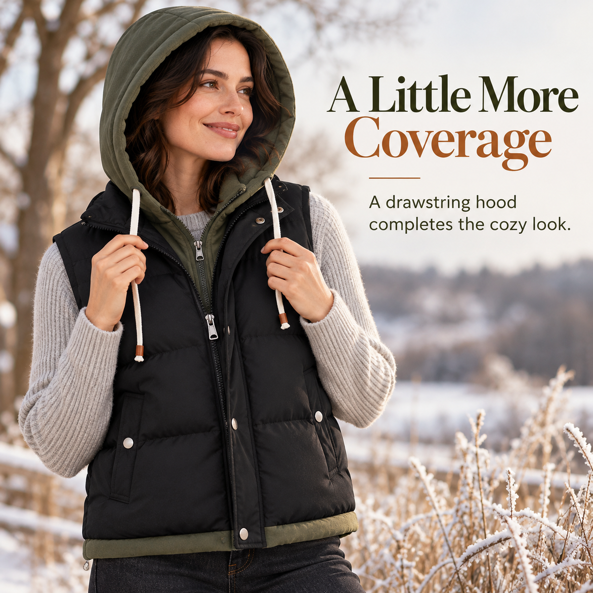 Unisex Hooded Puffer Vest – Cozy Warmth & Layered Style