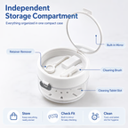 🦷✨3-in-1 Retainer Cleaning & Storage Case
