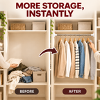 🛠️ Adjustable No-Drill Tension Rod for Closets, Bathrooms & Small Spaces