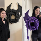 Handmade Dragon Wreath
