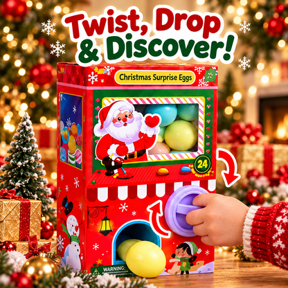 🎄 24-Day Christmas Surprise Advent Calendar Capsule Machine – Fill, Twist & Discover Holiday Surprises! 🎁