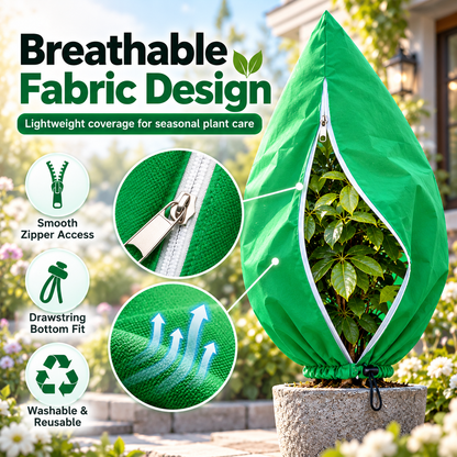 5-Pack Reusable Plant Frost Covers – Breathable Winter Protection