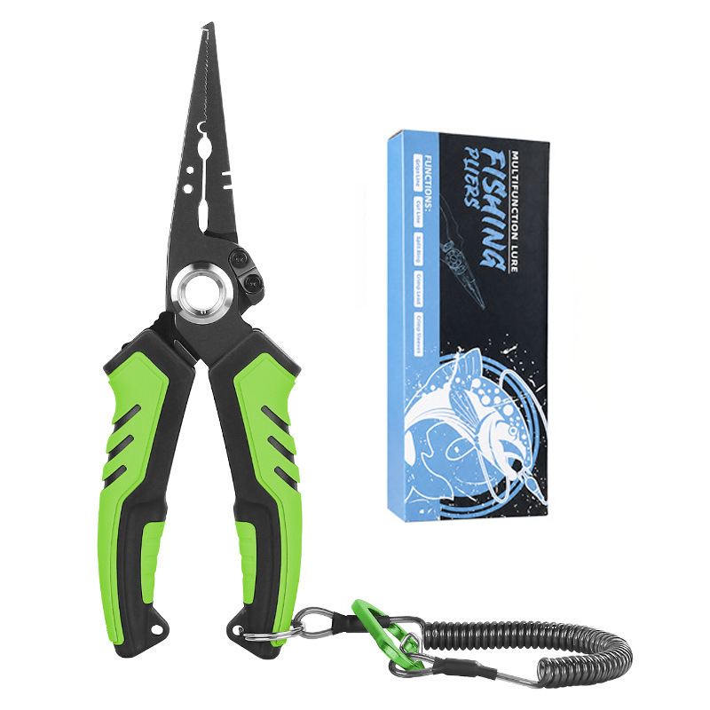 🎣17-4 Stainless Steel Fishing Pliers – Tungsten Carbide Cutter & Hook Remover🎣