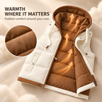Unisex Hooded Puffer Vest Built for Warm Everyday Layering
