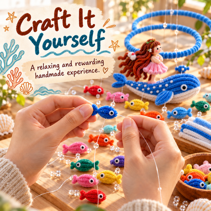 🐟DIY Ocean Fish Wind Chime Kit – Create Your Own Seaside Magic! ✨