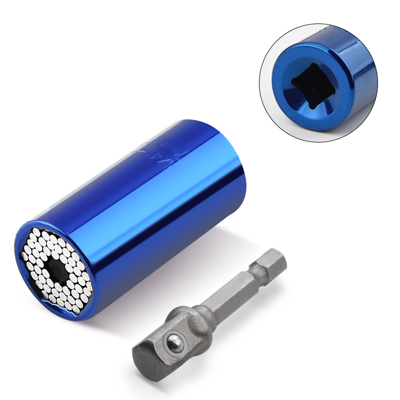 🔧Multifunctional socket tool—automatically adapts to and grips fasteners of various shapes🔧