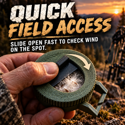 🦌 Natural Milkweed Storage Container – Track Wind Direction for Smarter Hunting! 🌲