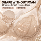 Full-Coverage Lace Minimizer Underwire Bra