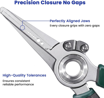 🎣17-4 Stainless Steel Fishing Pliers – Tungsten Carbide Cutter & Hook Remover🎣