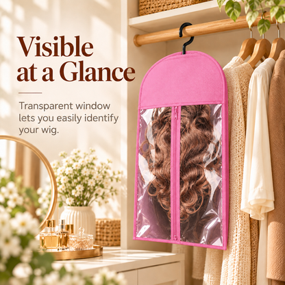 💖Clear Wig Storage Bag – Keep Your Wigs Neat & Dust-Free!👩‍🦰