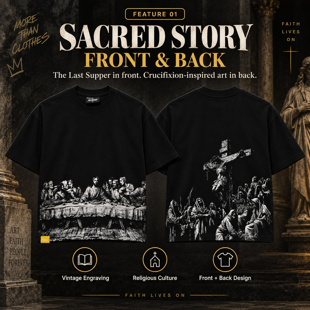 The Last Supper 12 oz Heavyweight Tee