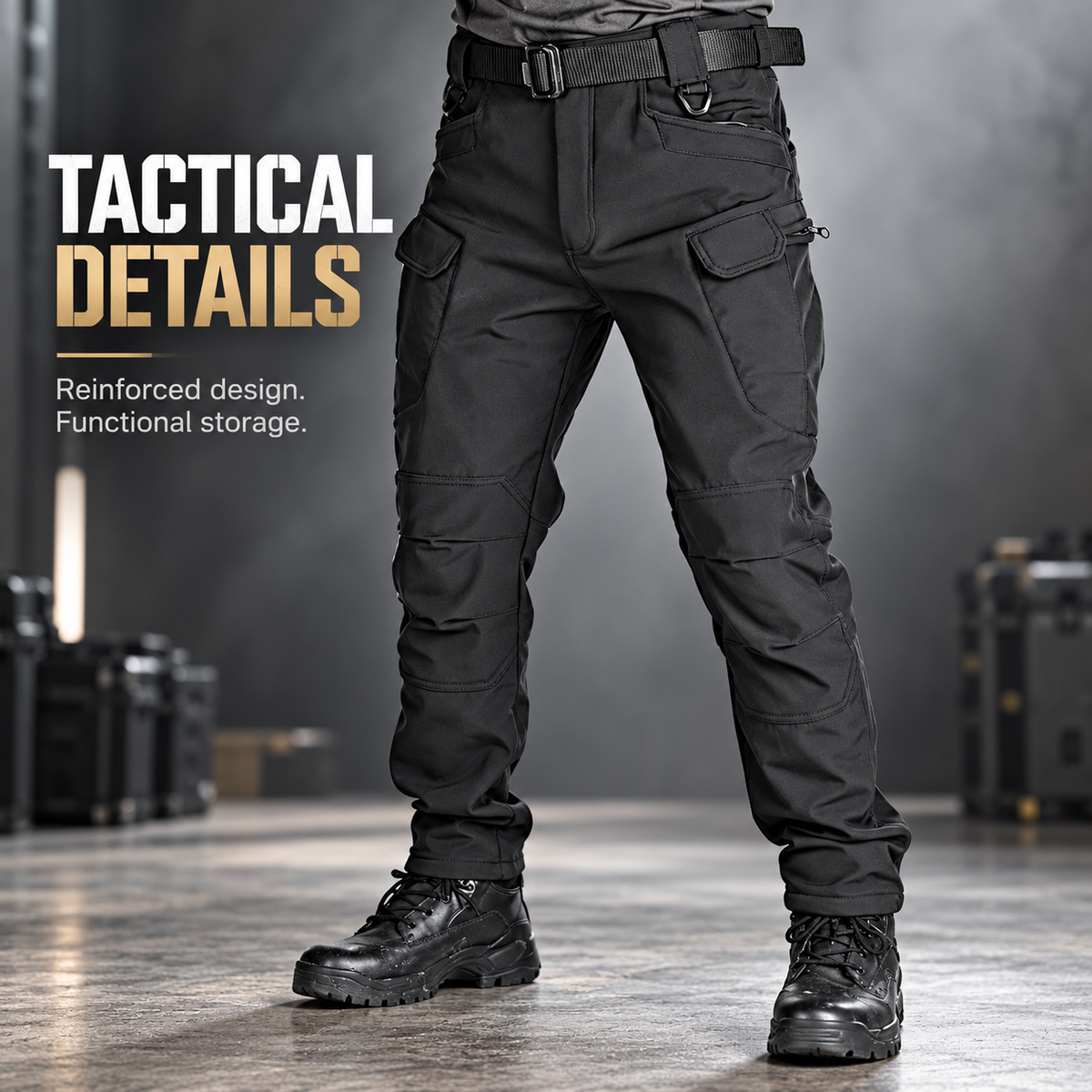 Men’s Fleece-Lined Tactical Cargo Pants