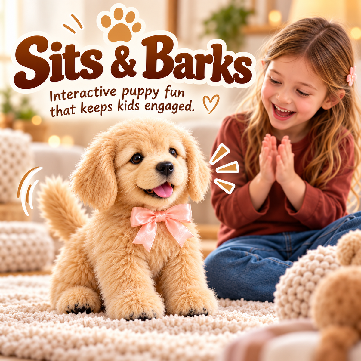 🐶 Simulated Robotic Companion Puppy – Walks, Barks & Plays Like a Real Puppy! 🐾
