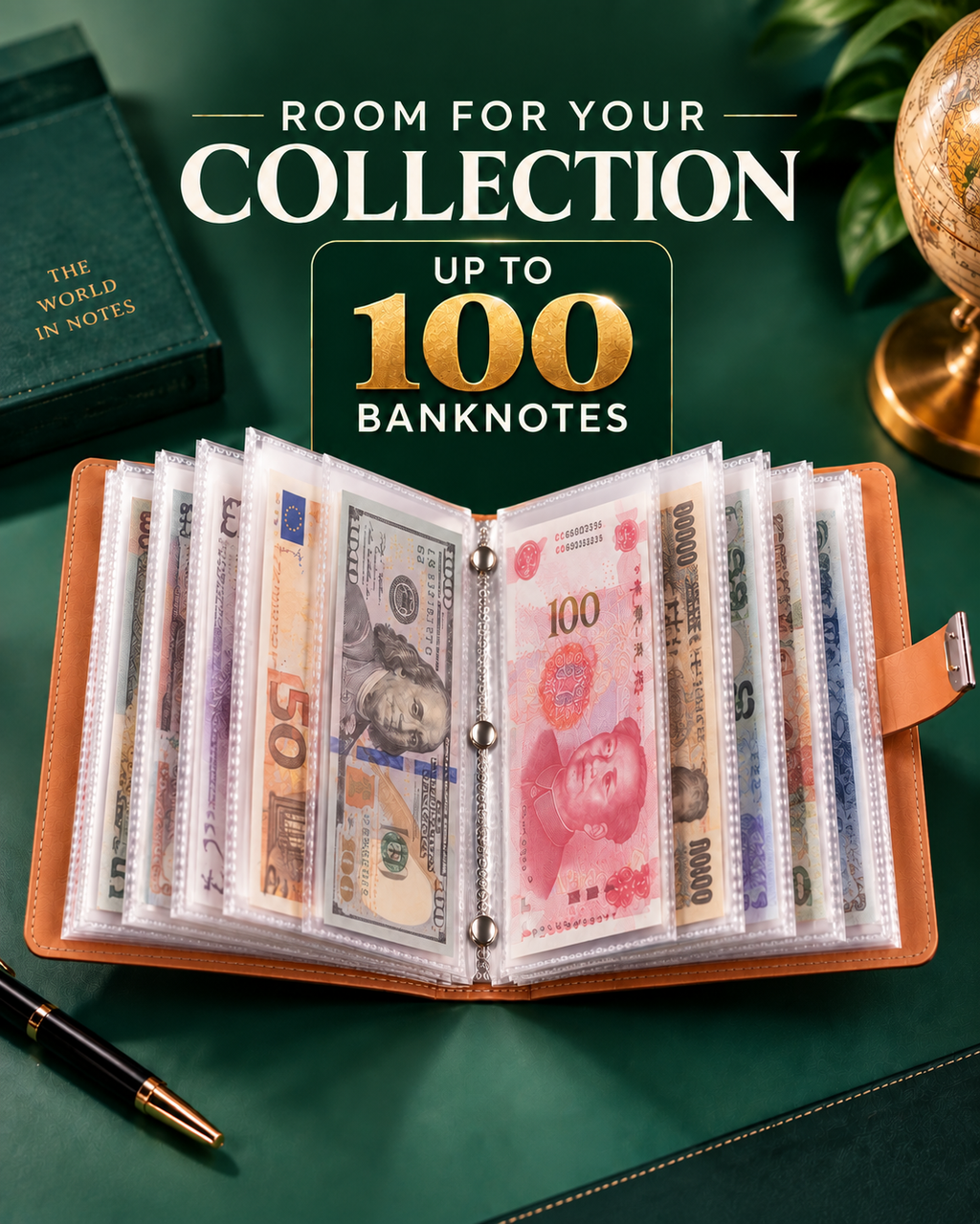 📖 A6 savings notebook, 3-Digit Resettable Password Lock, suitable for storing money and important documents 🔐