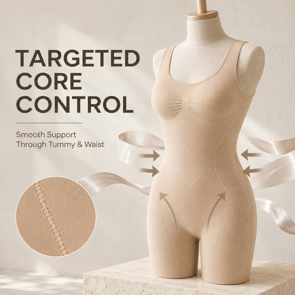 The Ultimate No-Hassle Bodysuit: Open-Back Tummy Control & Butt Lifting Shaper