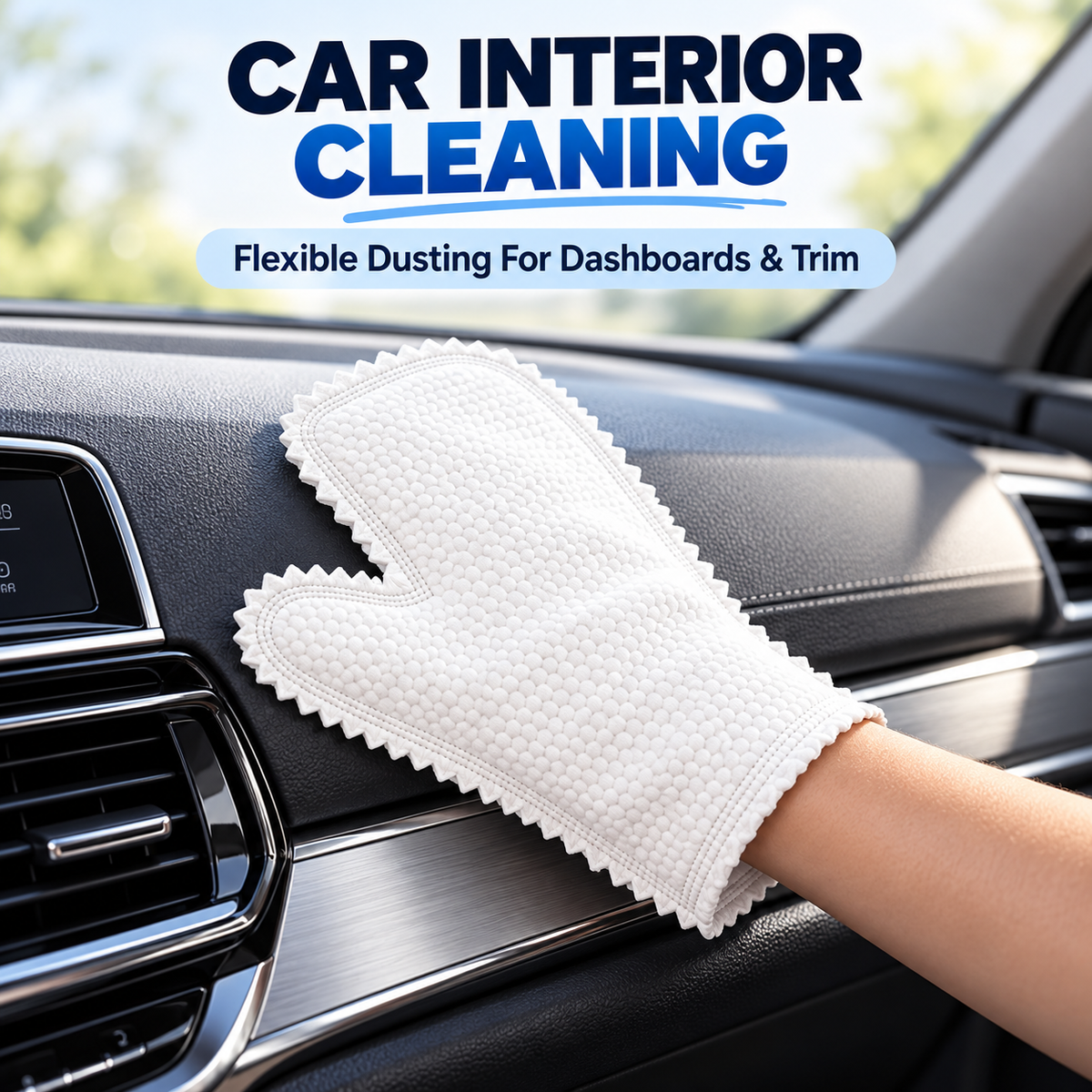 50-Pack Reusable Microfiber Cleaning Gloves – Wet & Dry Multi-Surface Cleaning