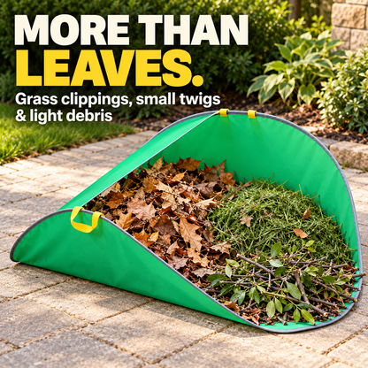 Pop-Up Leaf Collector – Large Capacity Foldable Yard Waste Bag for Easy Lawn & Garden Cleanup