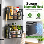 Magnetic Fridge Storage Shelf – More Space, Less Clutter