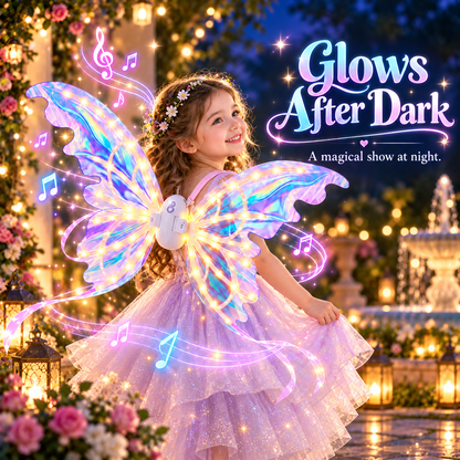 Kids’ Light-Up Moving Butterfly Wings with Music