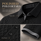 Men's Tailored-Fit Premium Textured Polo