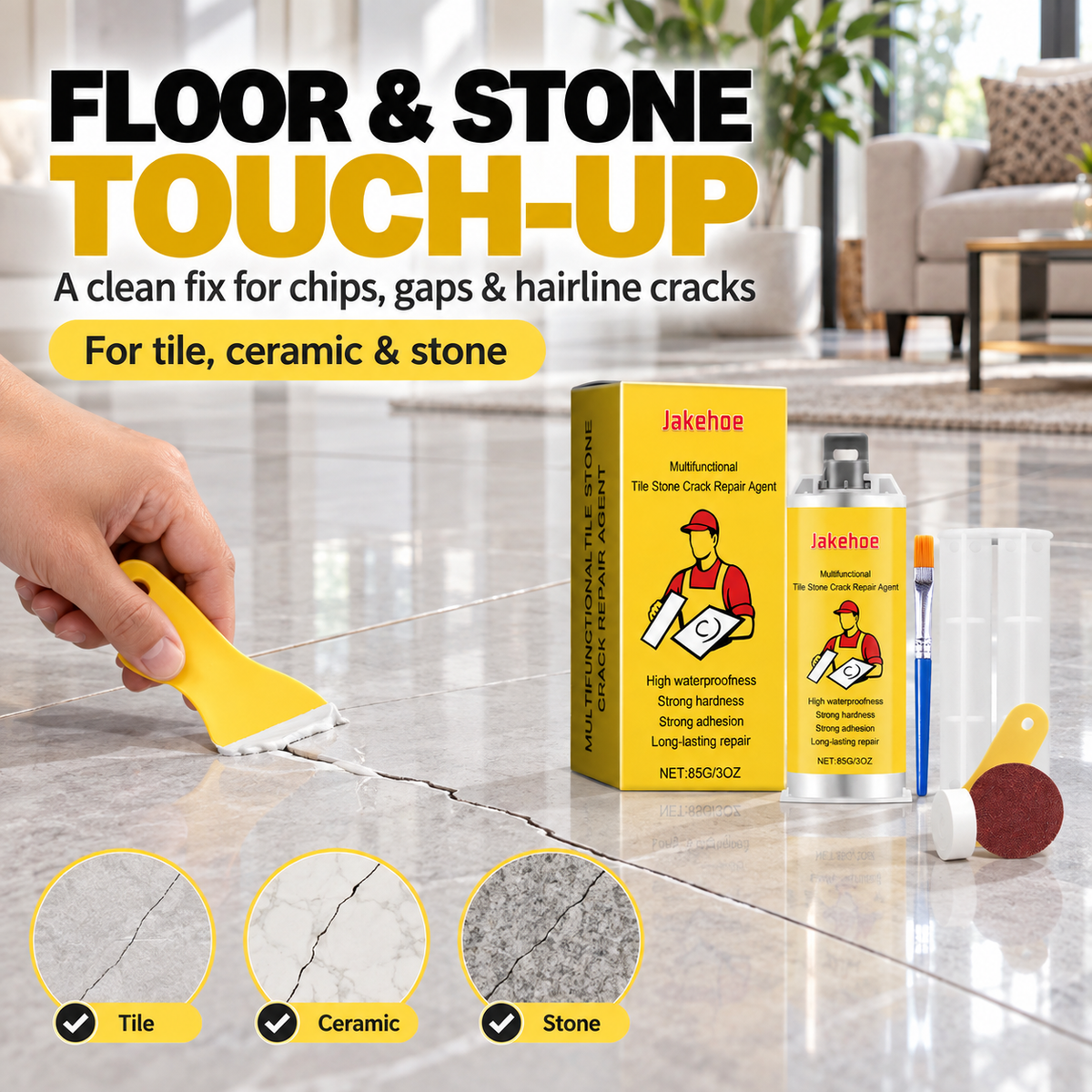 🛠️Tile & Stone CrackRepair Kit