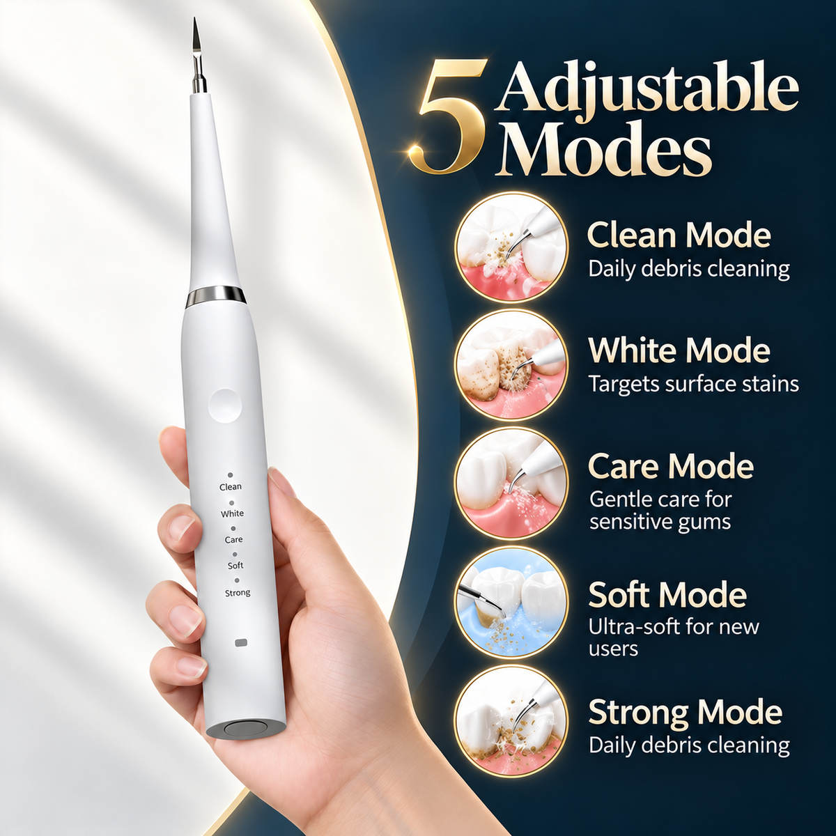 🦷 The Ultimate Sonic Clean Routine Set | 5-Mode Oral Care System 🚀