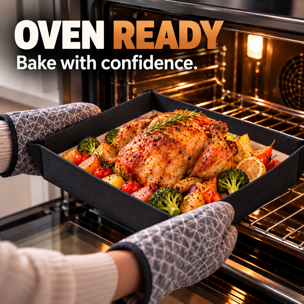 🔥 Non-Stick Silicone Baking Mat – Bake More, Clean Less! ✨