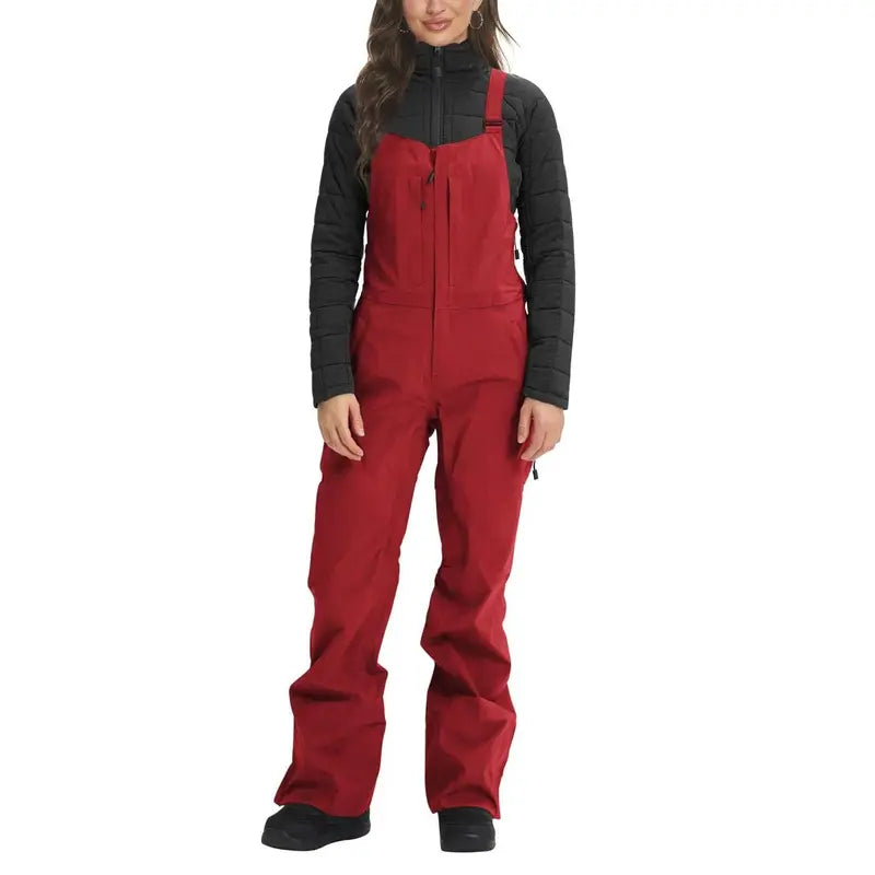 Women’s Waterproof Insulated Ski Bibs – Warm, Adjustable & Snow-Ready