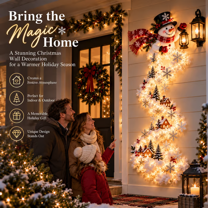 ✨ Christmas Magic Trail Wall Light - A Little Christmas Magic, Right on Your Wall