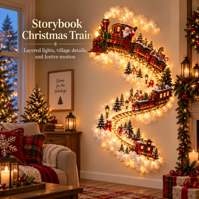 ✨ Christmas Magic Trail Wall Light - A Little Christmas Magic, Right on Your Wall