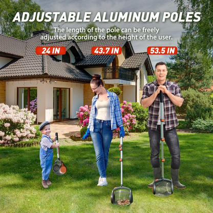 🍎Nut Gatherer – No-Bend Roller with Foot-Operated Quick Release🍎