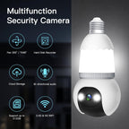 🔥Last Day 49% OFF-4MP Light Bulb Security Camera 5G&2.4GHz Wireless Outdoor Indoor Camera with Night Vision