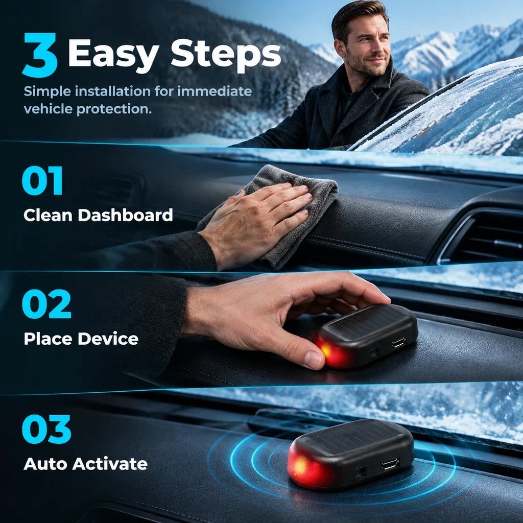 🚗❄️ Electromagnetic frost and snow remover – Effective protection for the car during winter