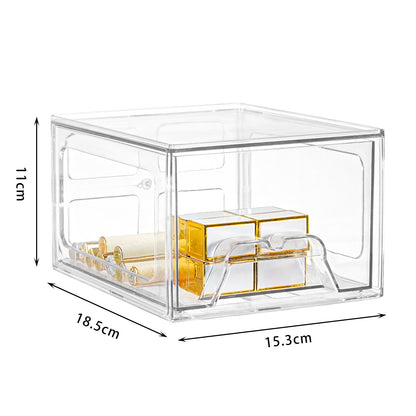 Clear Stackable Storage Drawers