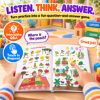 📚 Kids' Interactive English Sound Book | Ages 1–6 | 500+ Words | 18 Learning Topics 🌟