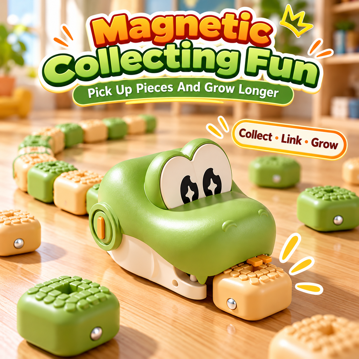Remote Control Snake Battle Game – Magnetic Multiplayer Toy