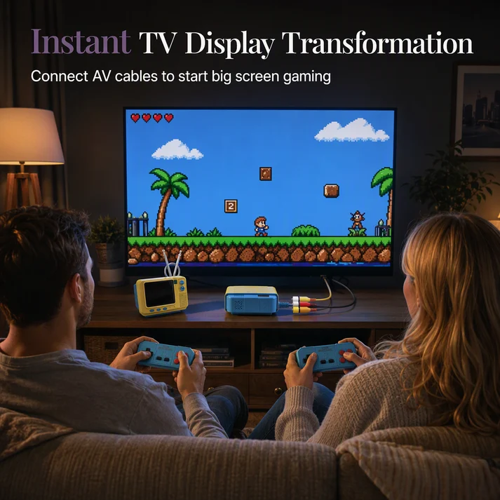 Vintage Handheld Gaming Console with 2.8in IPS Screen