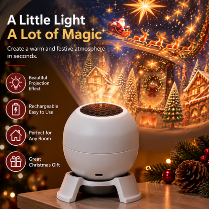 ⭐ Turn Any Room Into a Christmas Wonderland – Holiday Projection Night Light