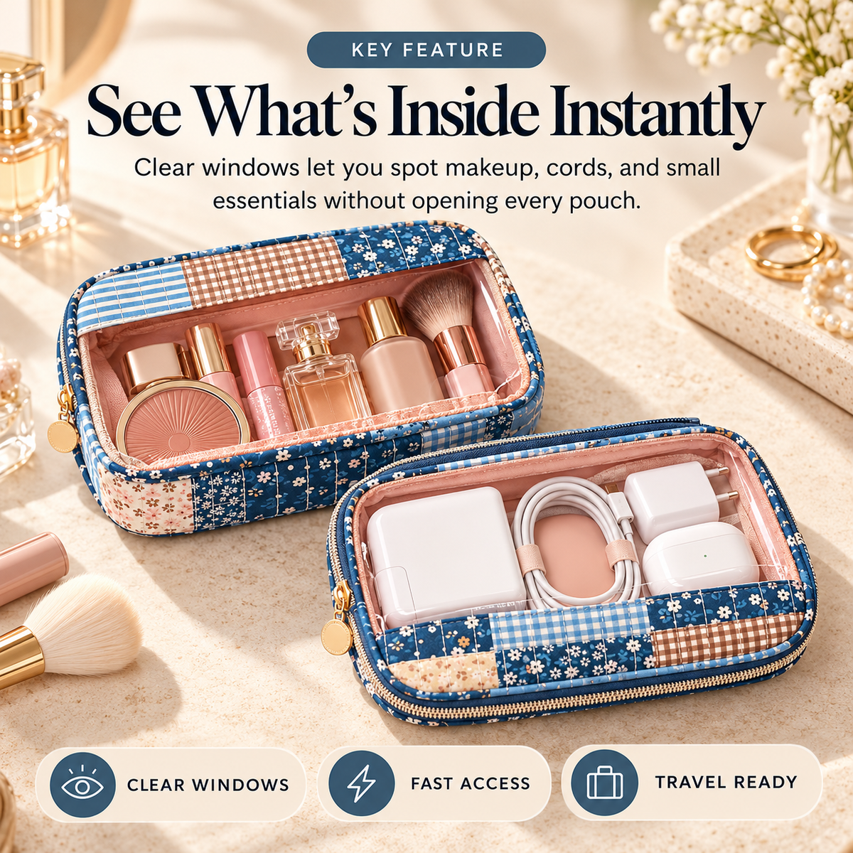 2-in-1 Travel Organizer — Pack Smarter, Find Everything Faster
