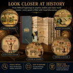 🌍Adams Synchronological Chart – 23-Ft Fold-Out Biblical & World History Timeline