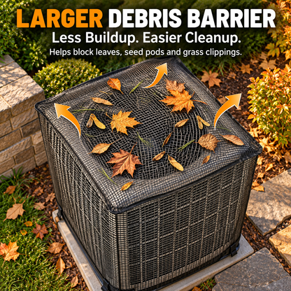 Outdoor AC Mesh Cover for Cleaner, Better-Protected Units