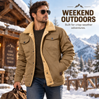 Men’s Sherpa-Lined Trucker Jacket